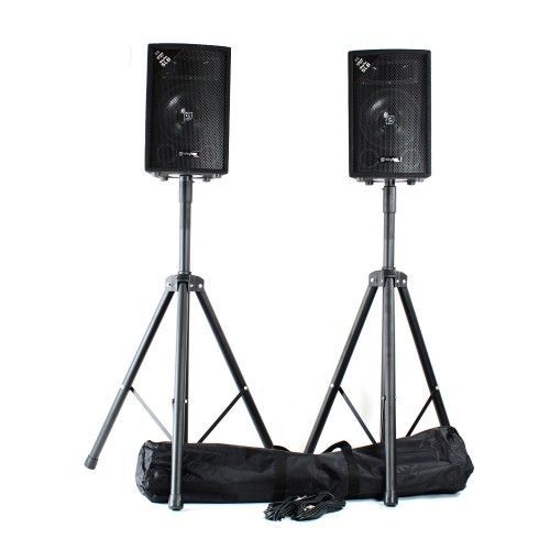 Vonyx SL8 disco speakers - 800W 2-weg speakerset met 8'' woofers incl. statieven