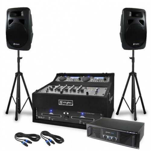 Complete DJ Set 1000W USB / MP3 met 12