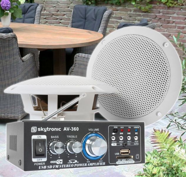 SkyTronic TS06 Waterbestendige buiten speakers 6,5