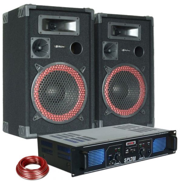 Uitgebreid Shinkan deed het MAX 700W DJ PA Luidspreker en Versterker combinatie met MP3 en USB kopen?