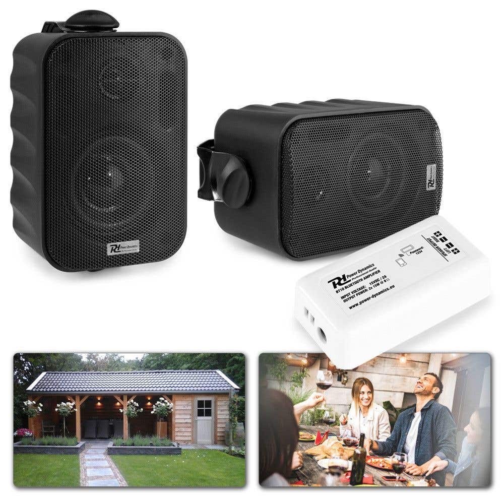 enz Rondsel Mam Bluetooth speakerset opbouw 3" voor tuin en terras - Zwart kopen?