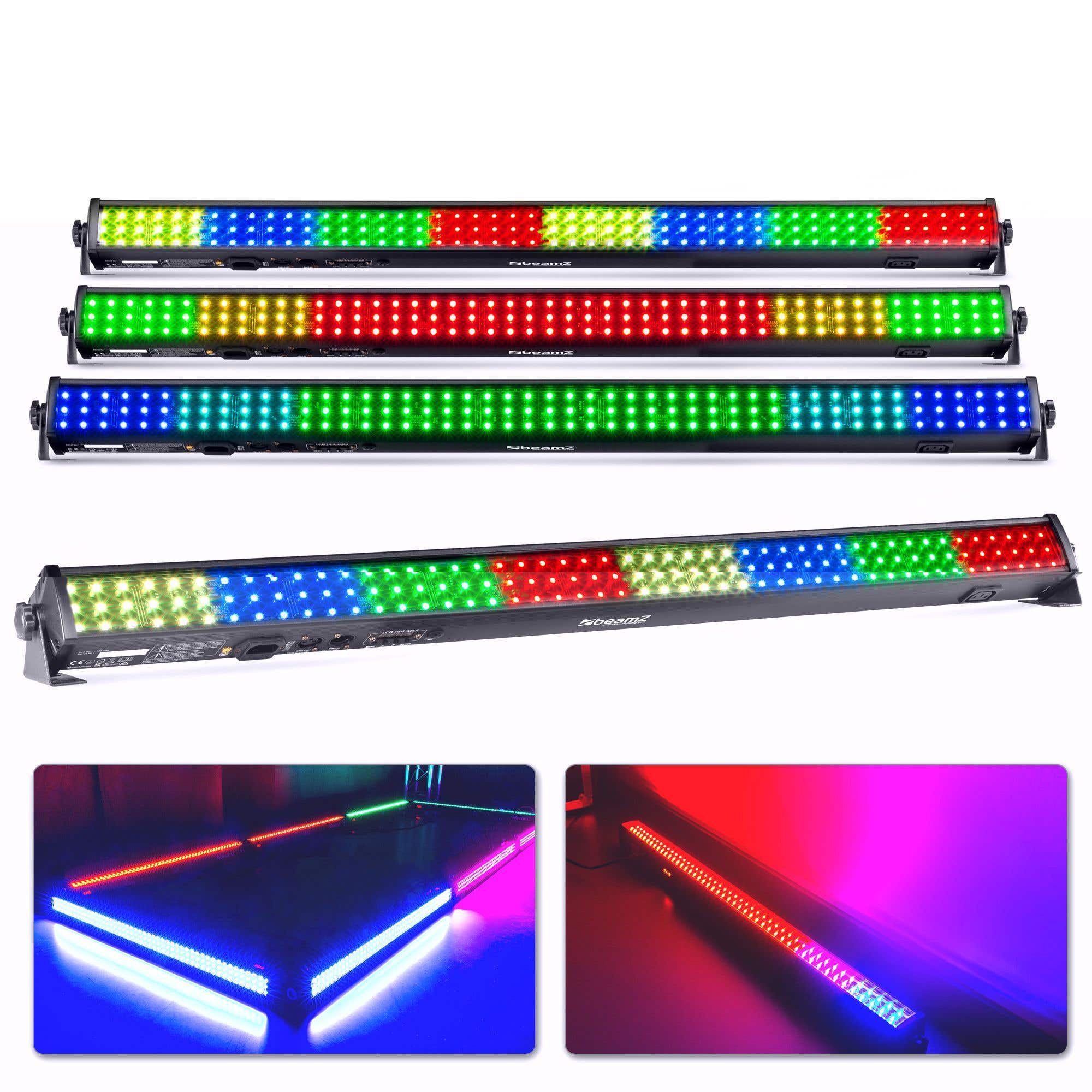 BeamZ LCB144 MKII Set van 4 RGB LED bars voor wanden, plafonds, etc. 144 LED's per bar kopen?