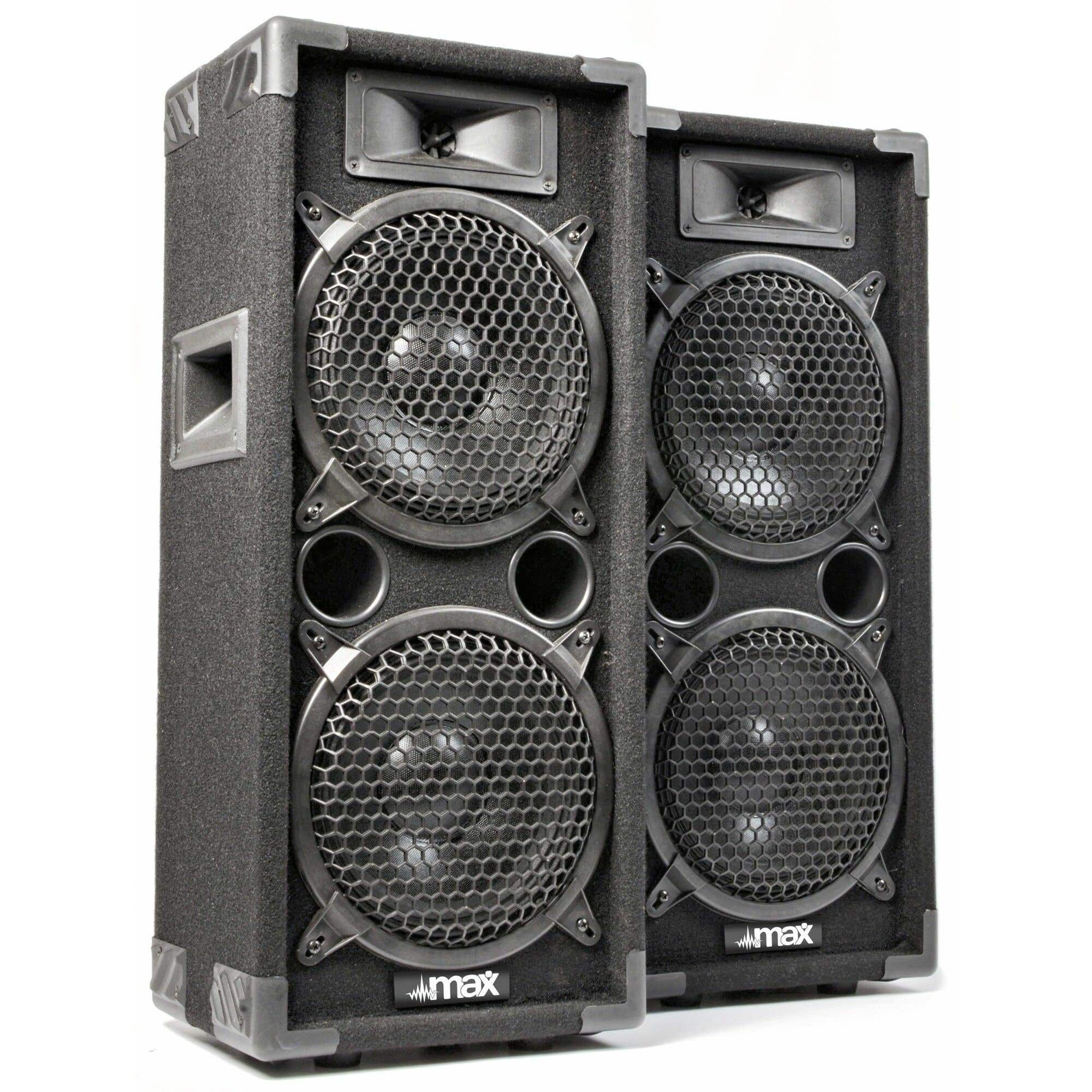 MAX MAX28 1600W Disco Speakerset 2x 8