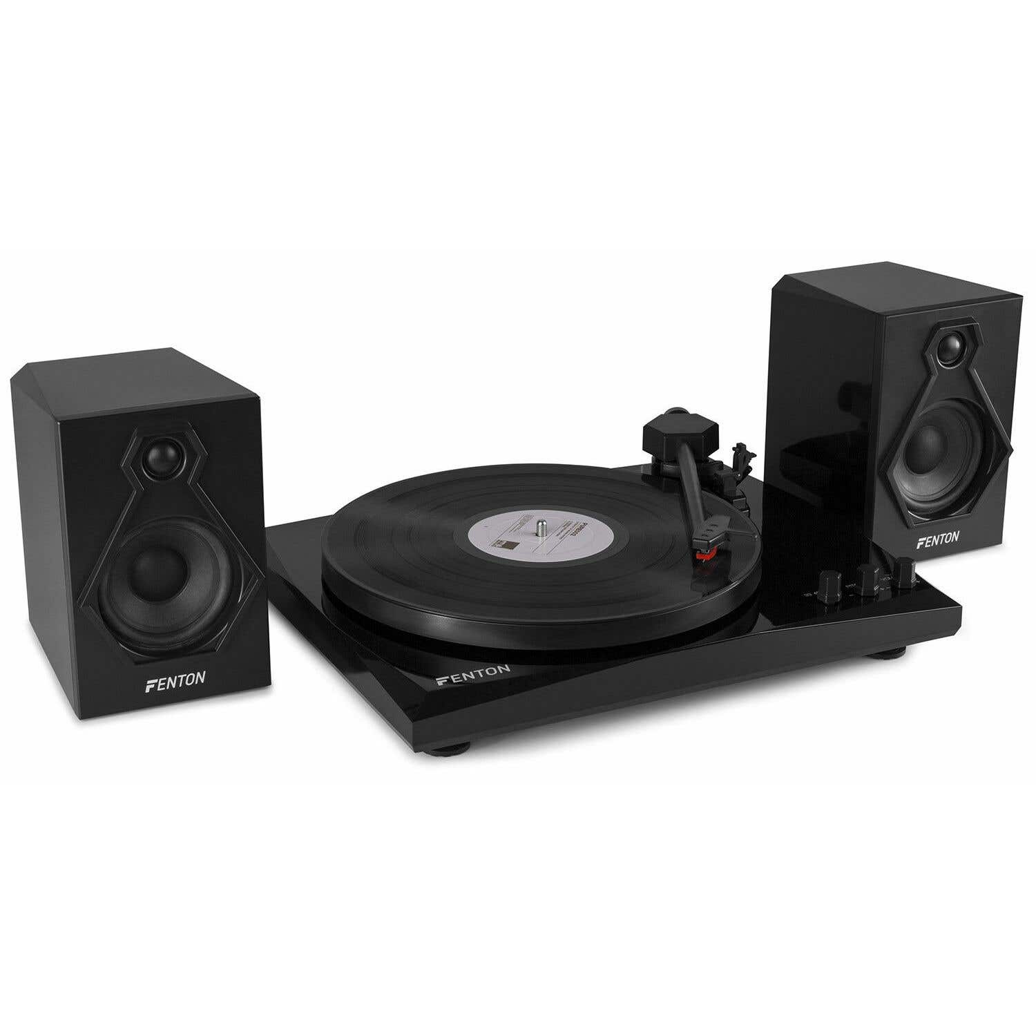 Fenton RP160B High-end platenspeler met Bluetooth en speakers