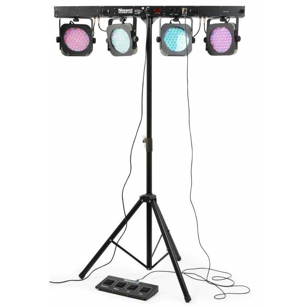 BeamZ PARBAR 580 4-weg LED met draagtas en voetcontroller