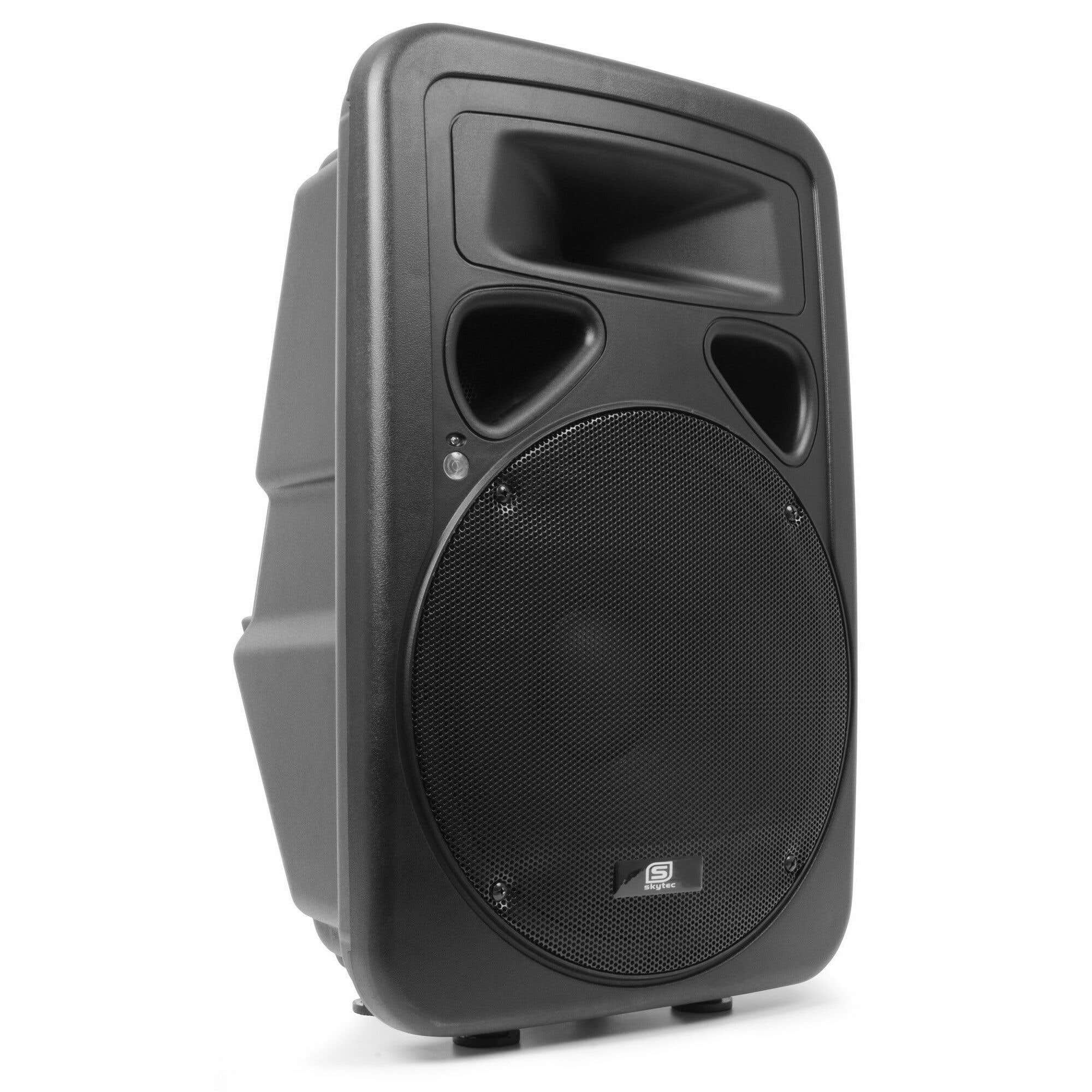 SkyTec SP1500ABT Actieve speaker 800 Watt met bluetooth en USB/MP3