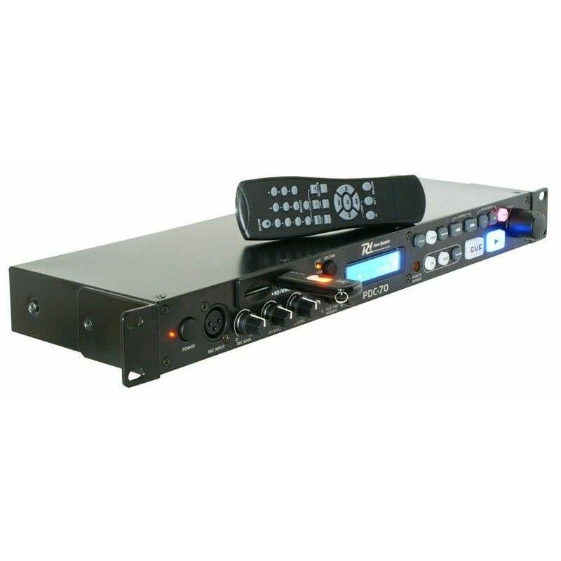 Power Dynamics PDC-70 Professionele USB / SD MP3 Speler met Mic ingang