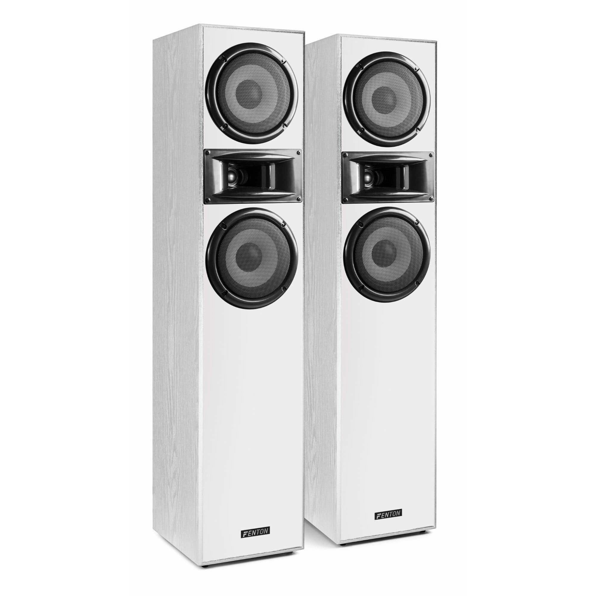 Fenton SHF700W hifi speakerset 400W - 2x 6.5" - Wit