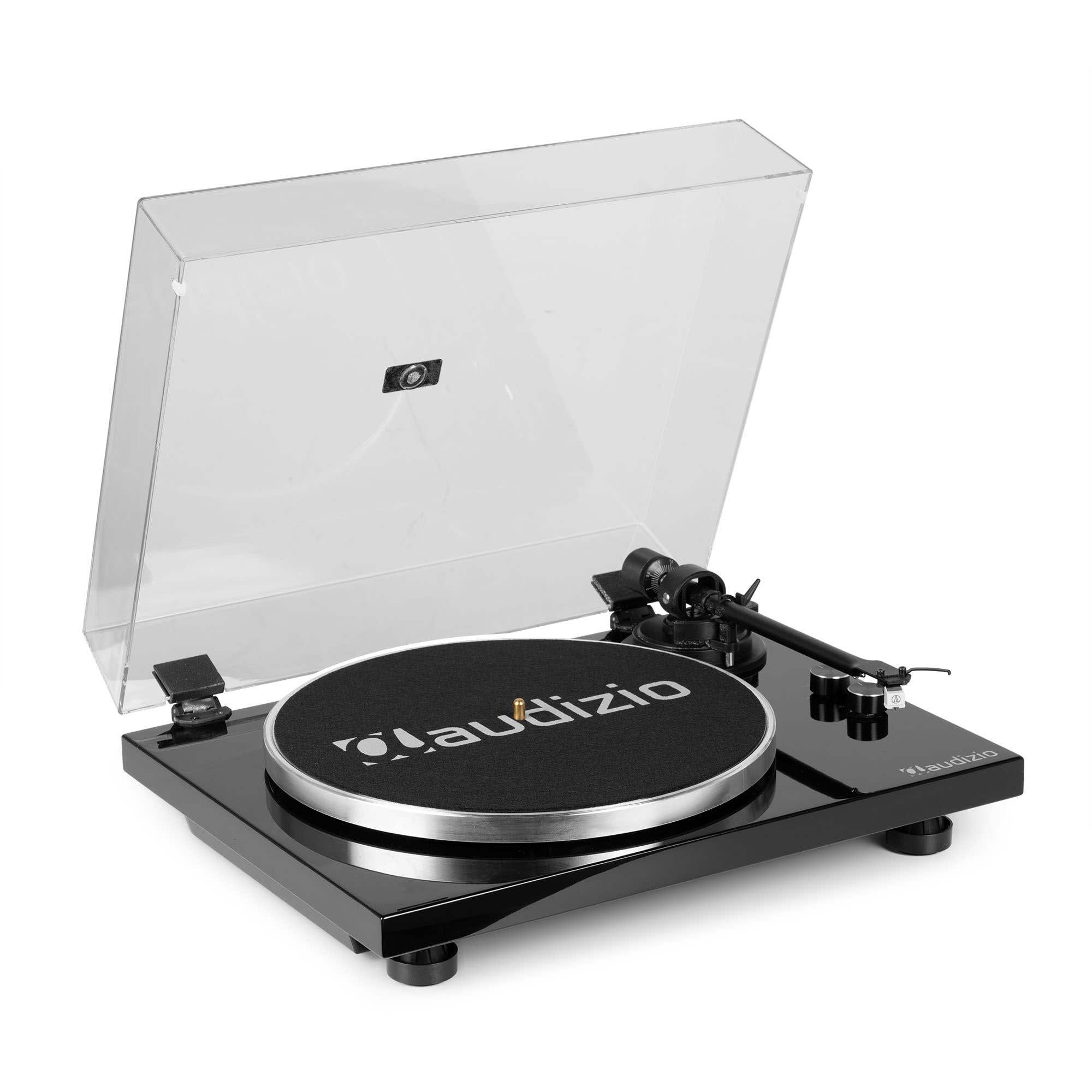 Retourdeal - Audizio Toledo premium platenspeler - HiFi platenspeler Bluetooth - Zwart