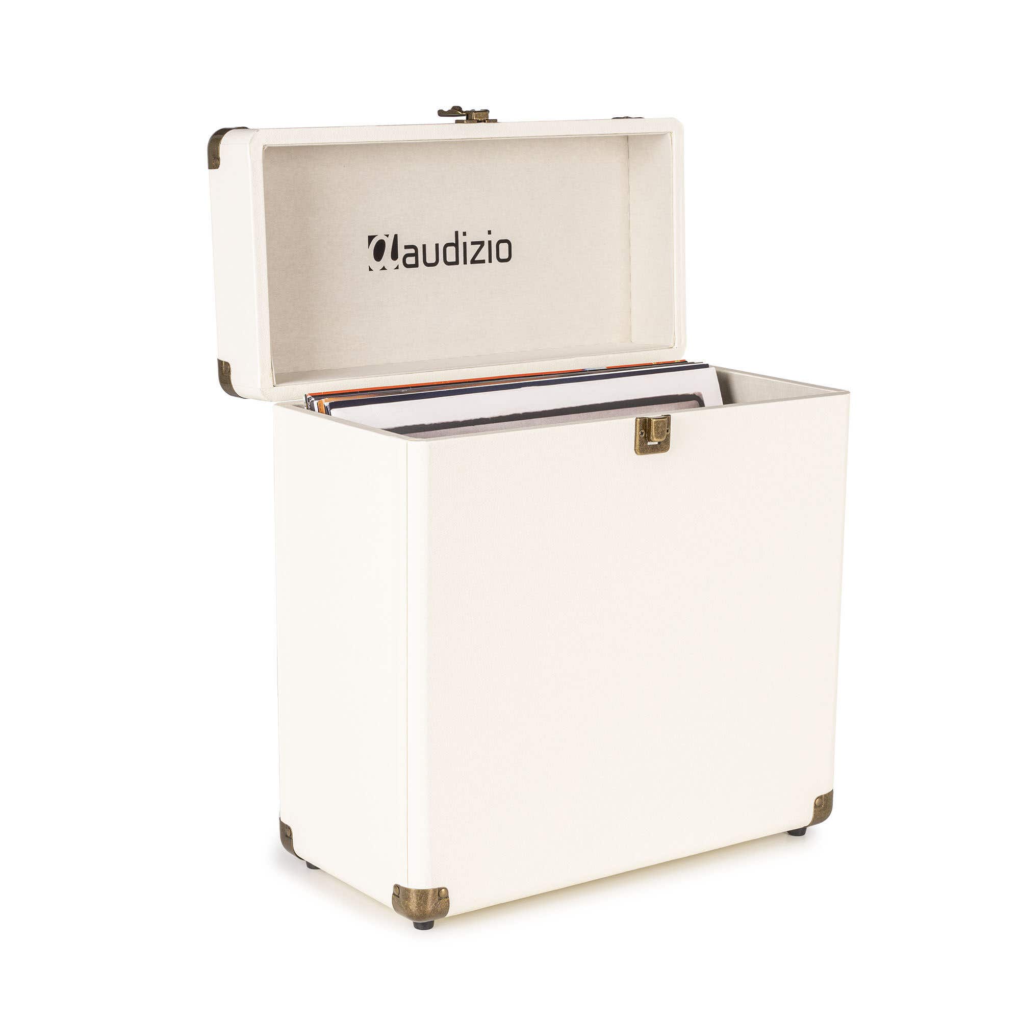 Audizio RC32 Vinyl Platenkoffer voor max 30/35 platen - Crème