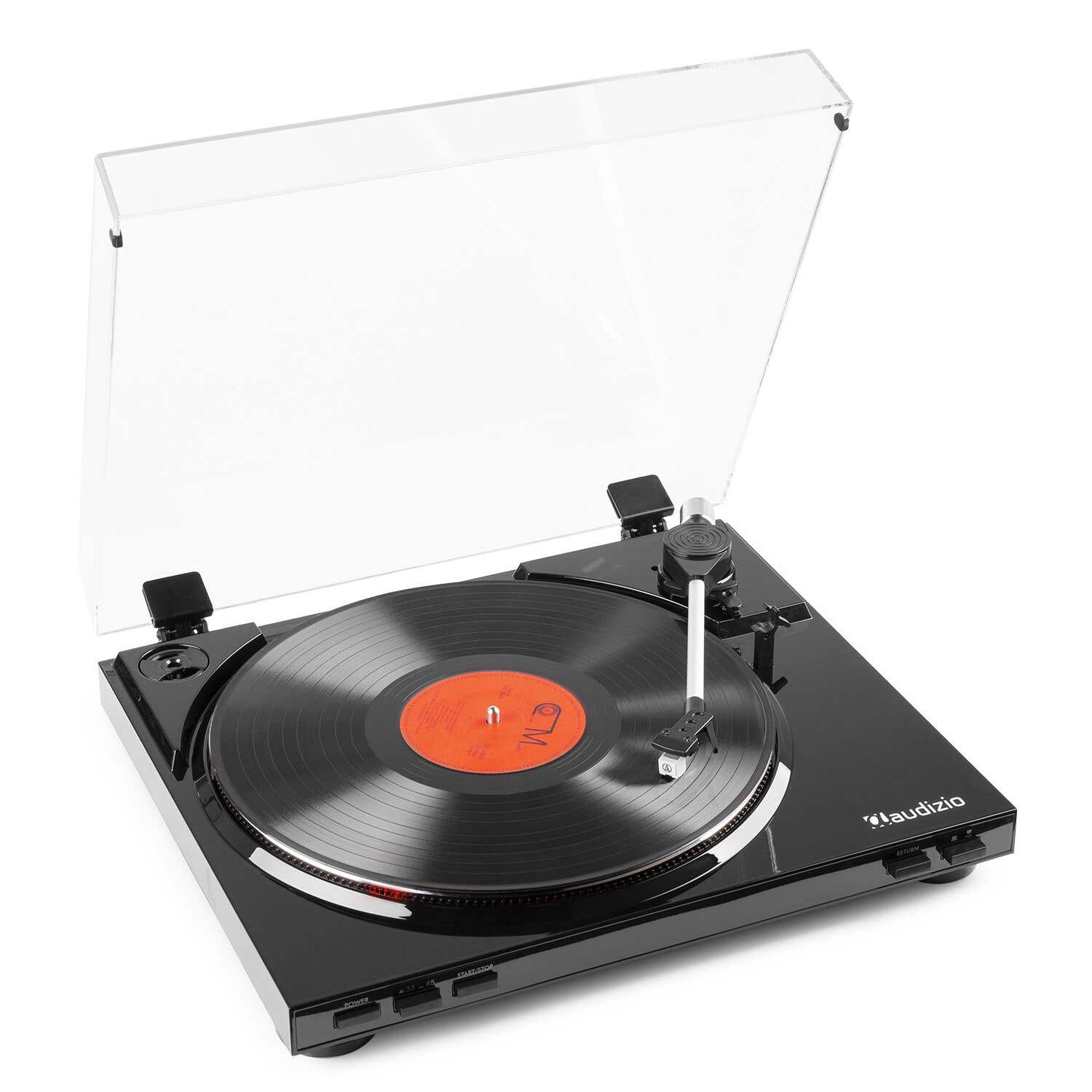 Retourdeal - Audizio RP310 hifi platenspeler met auto return en mp3 recording - Zwart