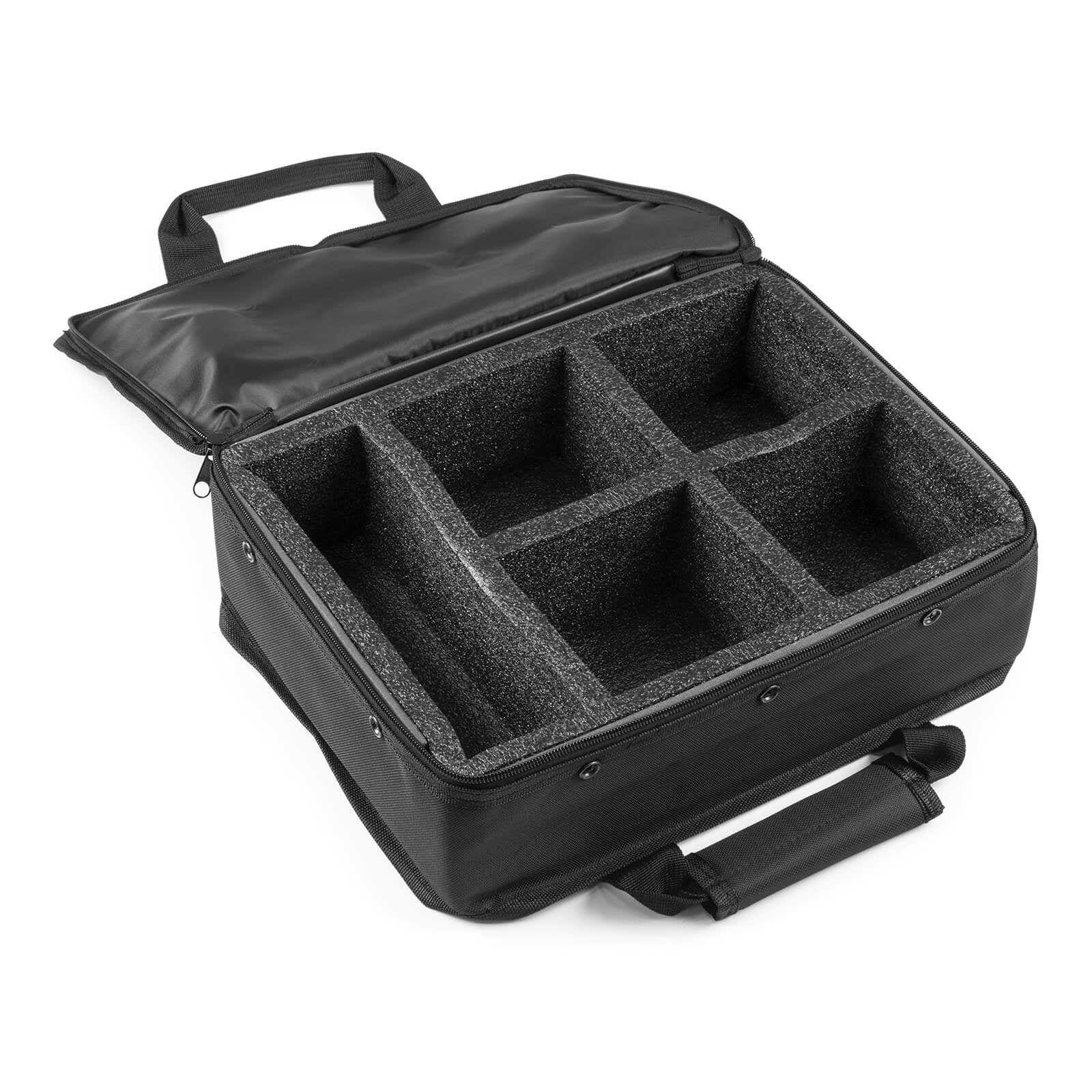 BeamZ AC470 flightbag - Tas voor 4 BBP90 uplights - extra ruimte voor bijv. kabels