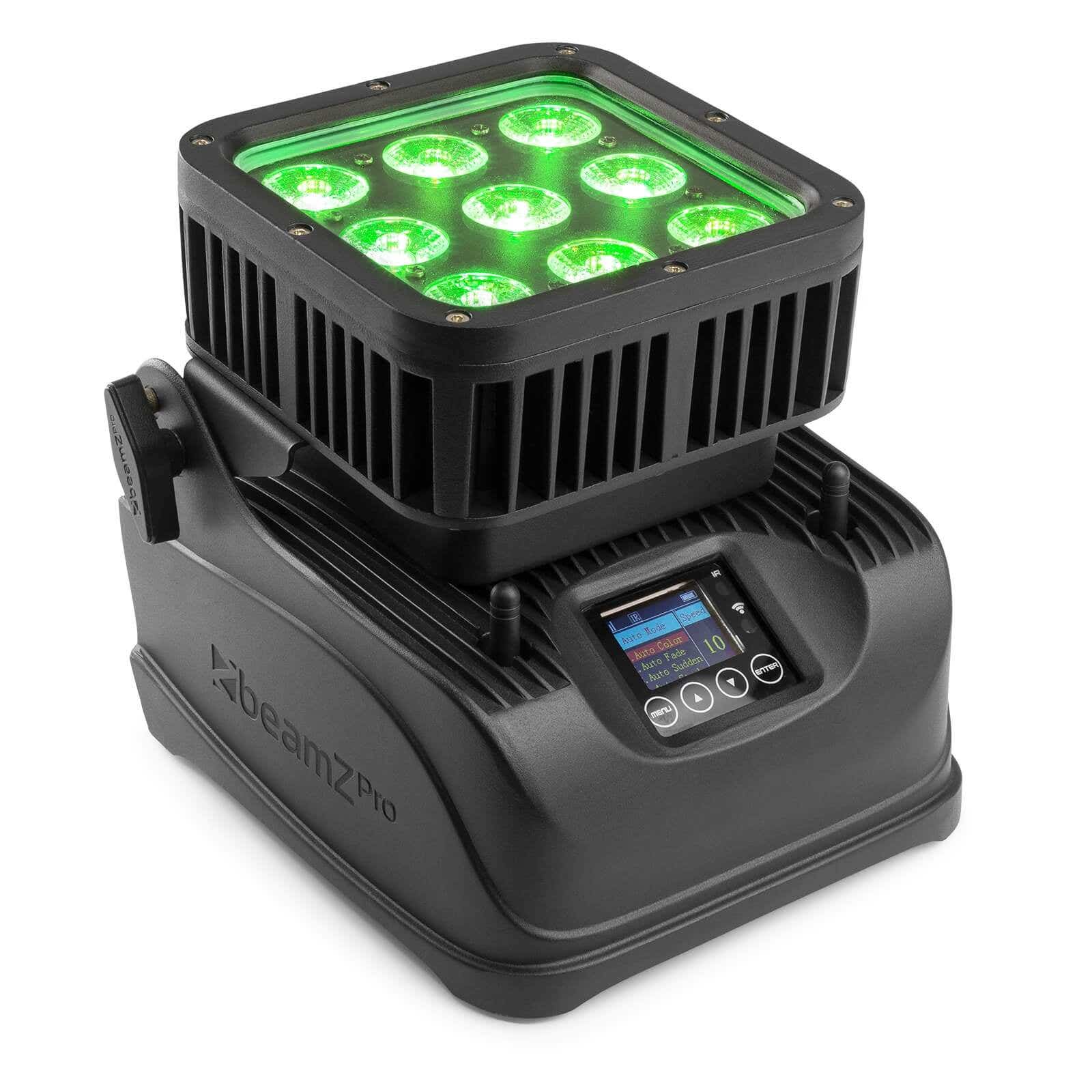 BeamZ StarColor72B accu uplight- IP65 waterdicht - RGBWA LED’s