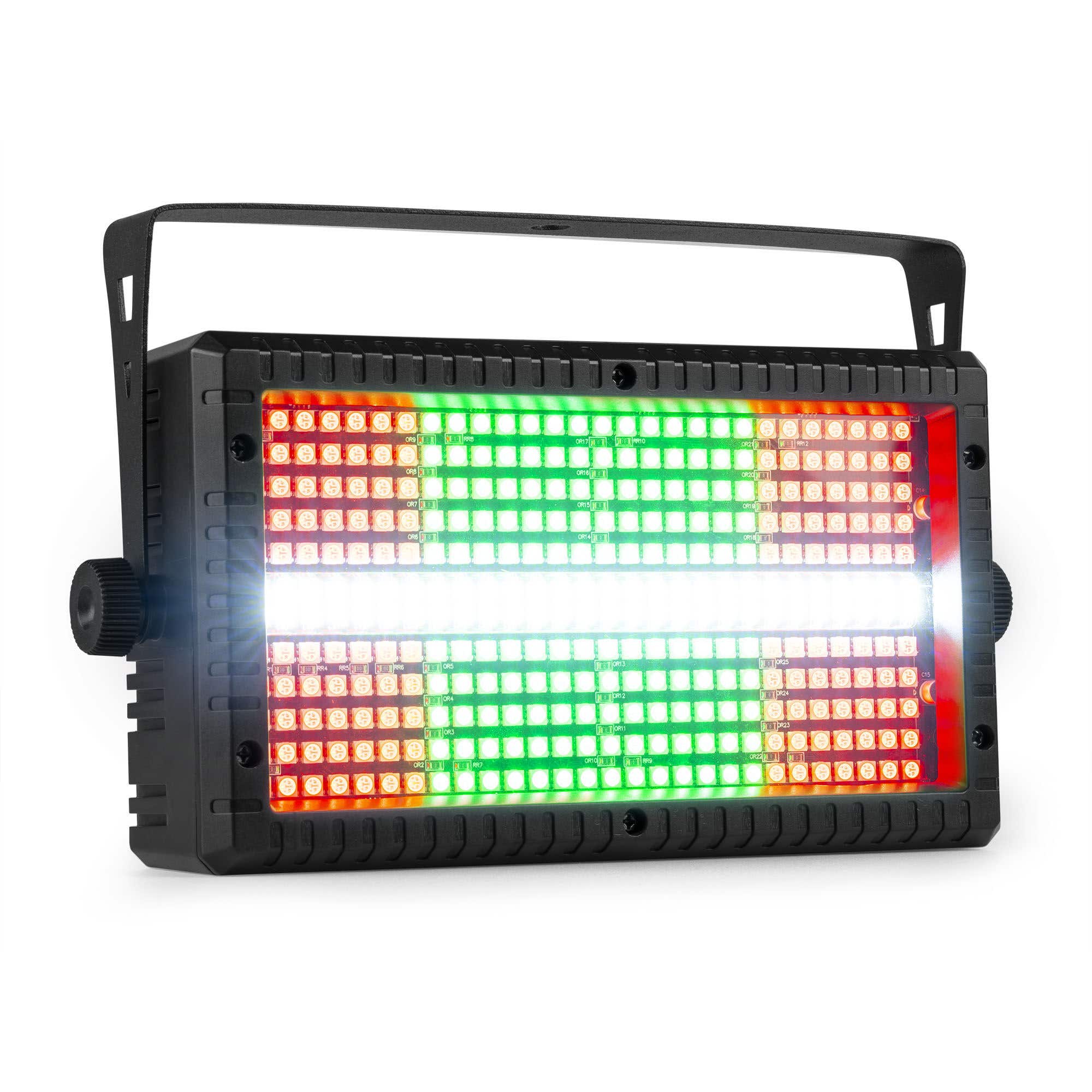 BeamZ BS336 stroboscoop en blinder combi met RGBW LED’s - 3-in-1 LED - Met afstandsbediening