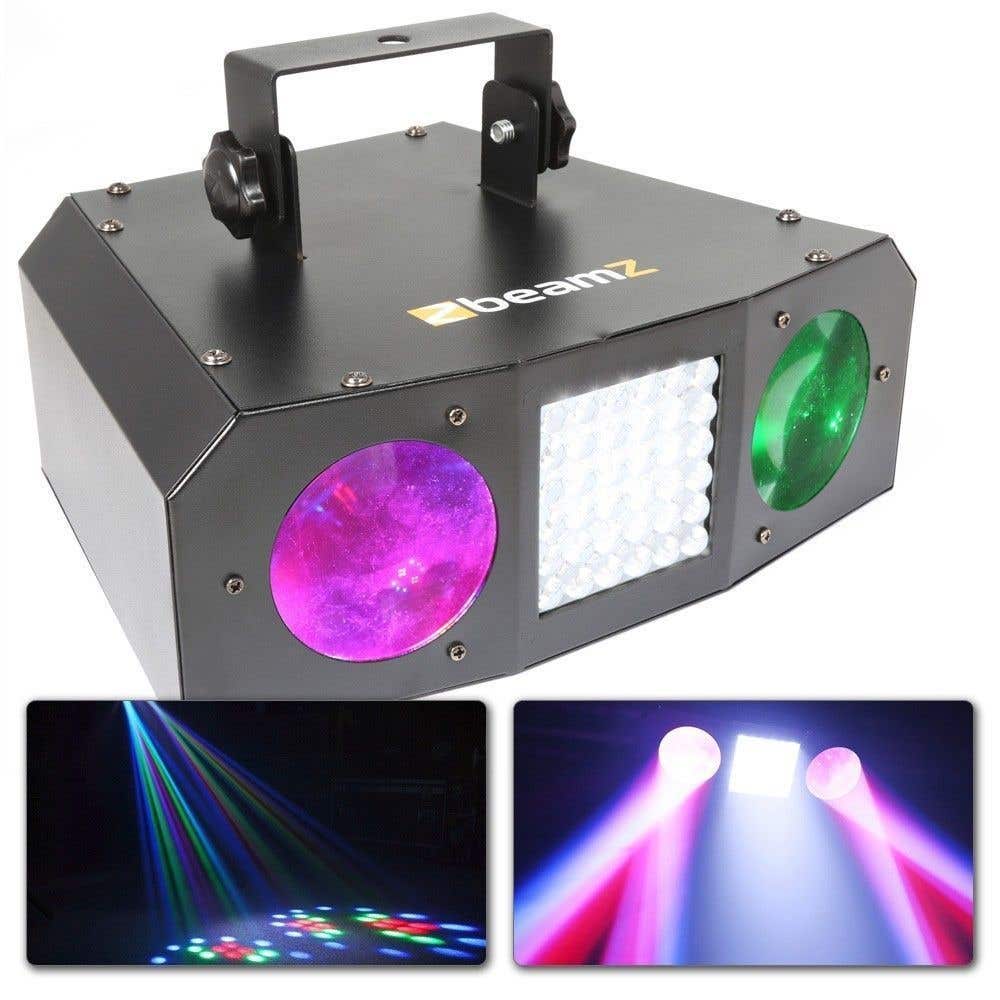 BeamZ Uranus Dubbel Moon en Stroboscoop LED Lichteffect