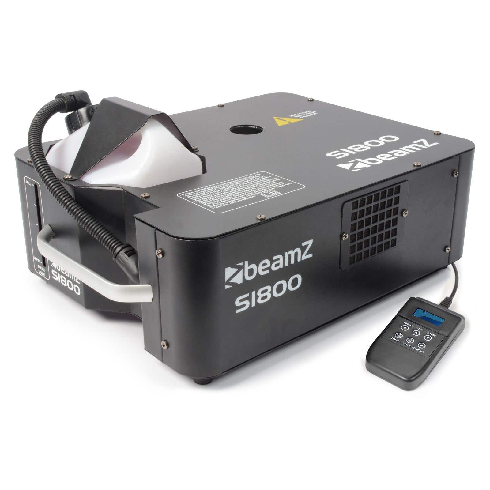 BeamZ S1800 DMX rookmachine - horizontaal / verticaal