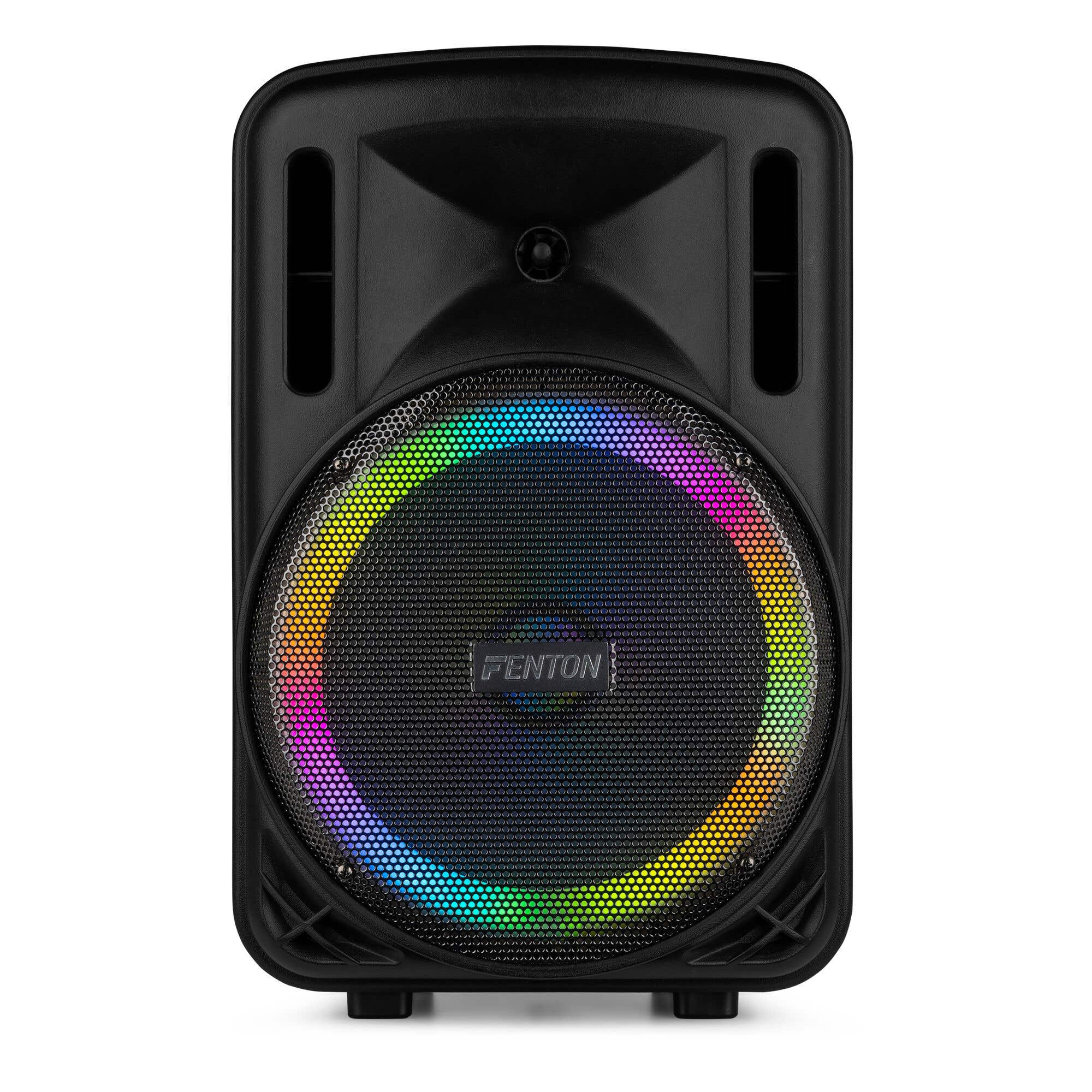 FENTON FT208LED Party Speaker Zwart