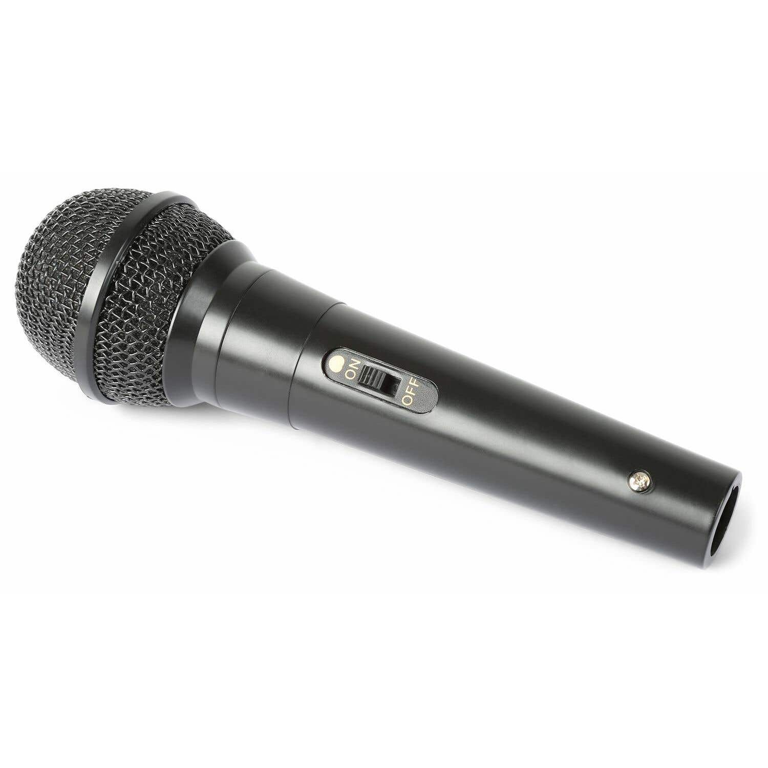 Zwarte dynamische microfoon voor o.a. karaoke en DJ's