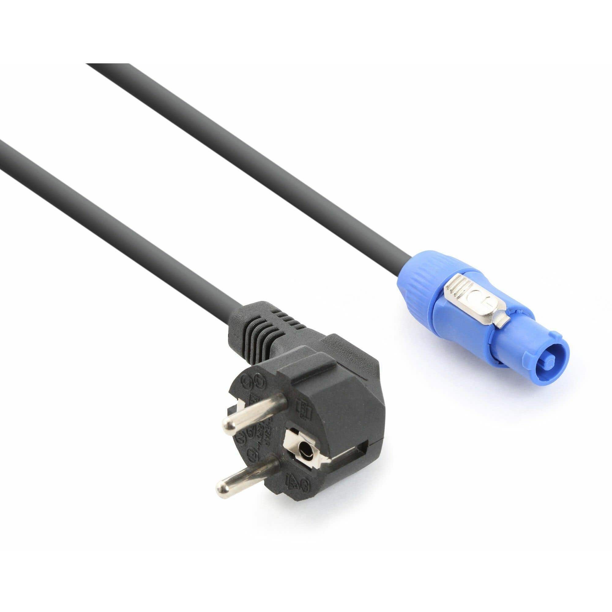 PD Connex Schuko - Powercon A stroomkabel - 5 meter