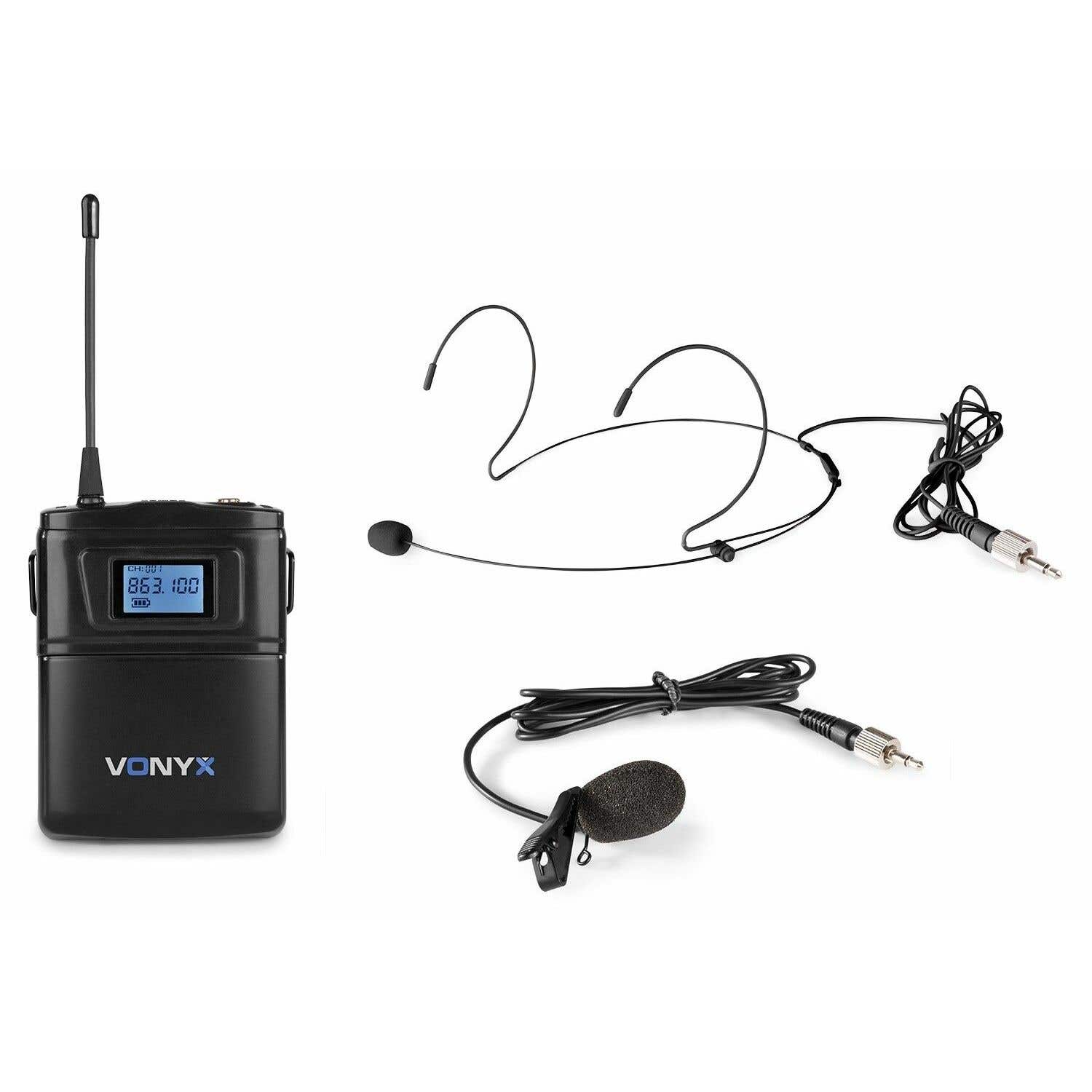 Retourdeal - Vonyx WM60B losse bodypack voor WM6 draadloze microfoonsets