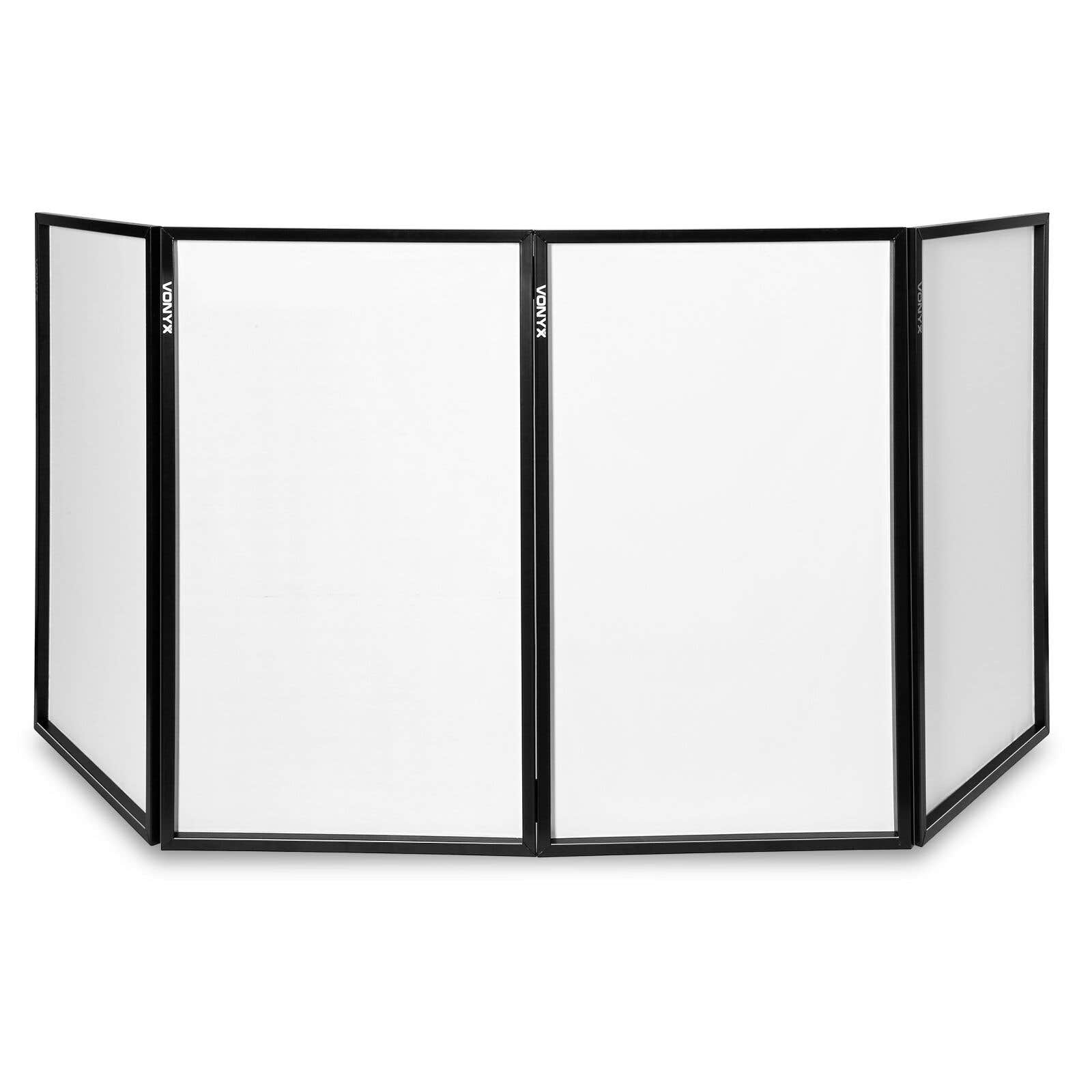 Vonyx DB2 inklapbaar DJ booth scherm - 280 x 120cm totaal