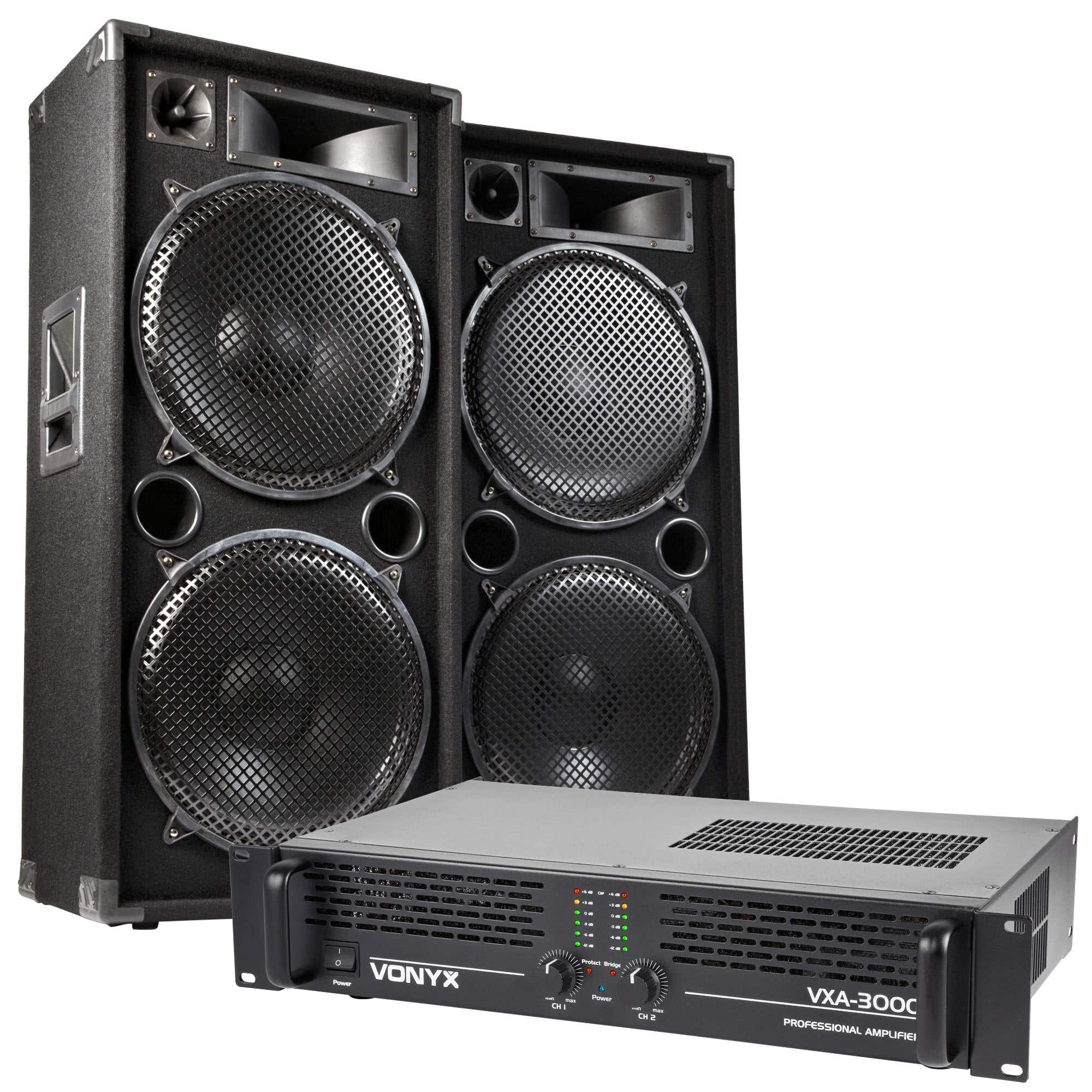 MAX 'Dark Night 215' geluidsinstallatie - 4000W max.