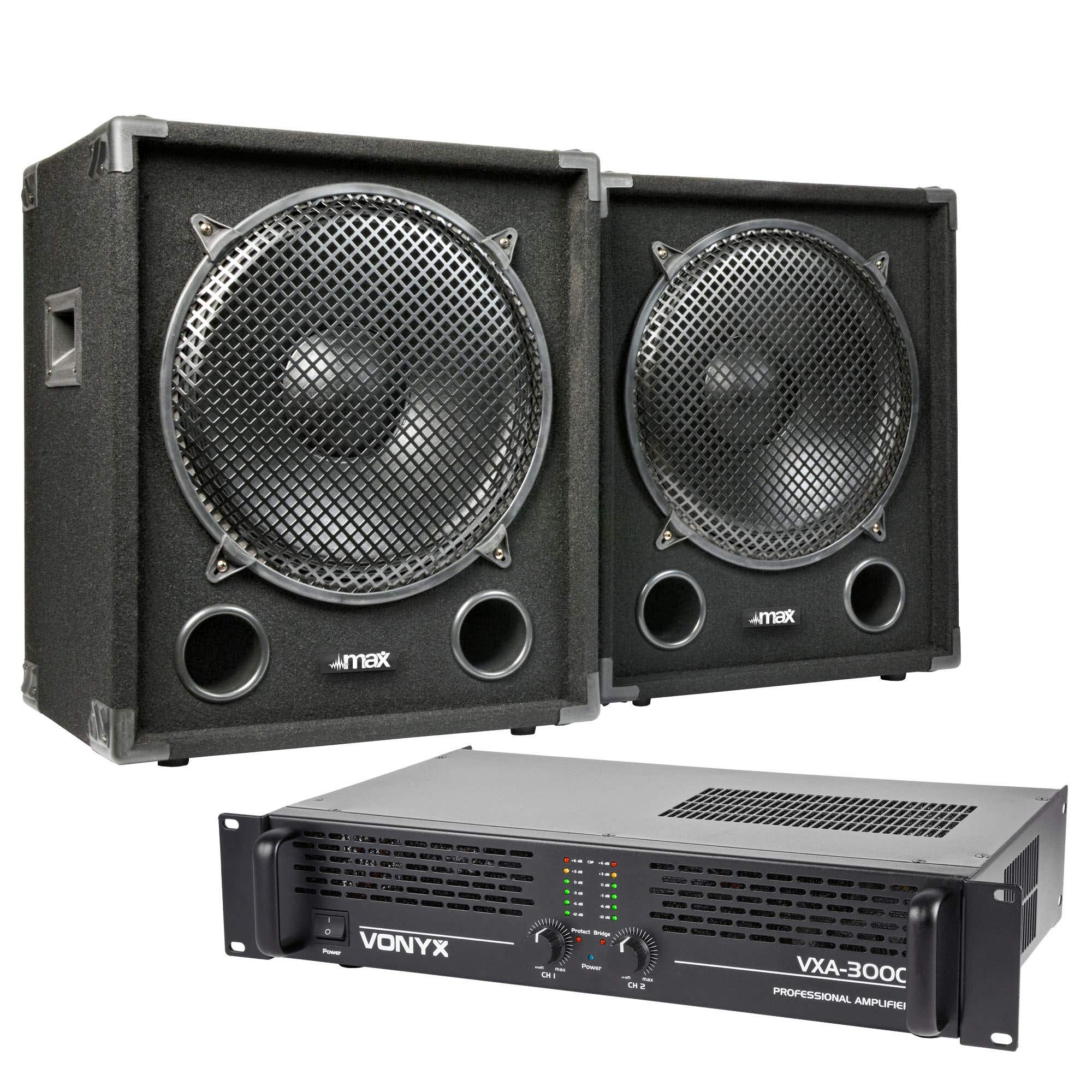 MAX 'Dark Night 15SUB' subwooferinstallatie - 2400W max.