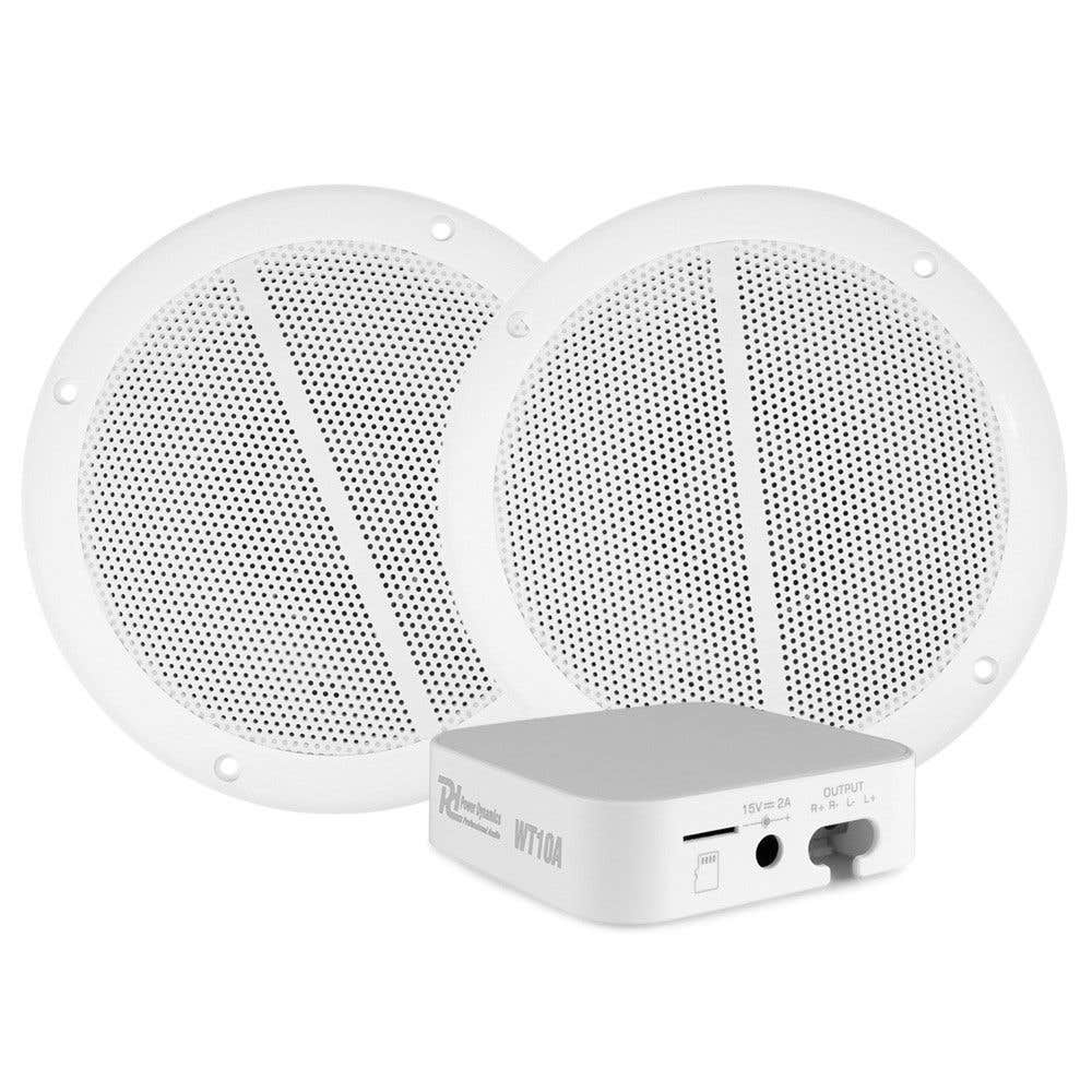 Power Dynamics WT10SET WiFi audio streamer met 2 plafondspeakers - Complete set!
