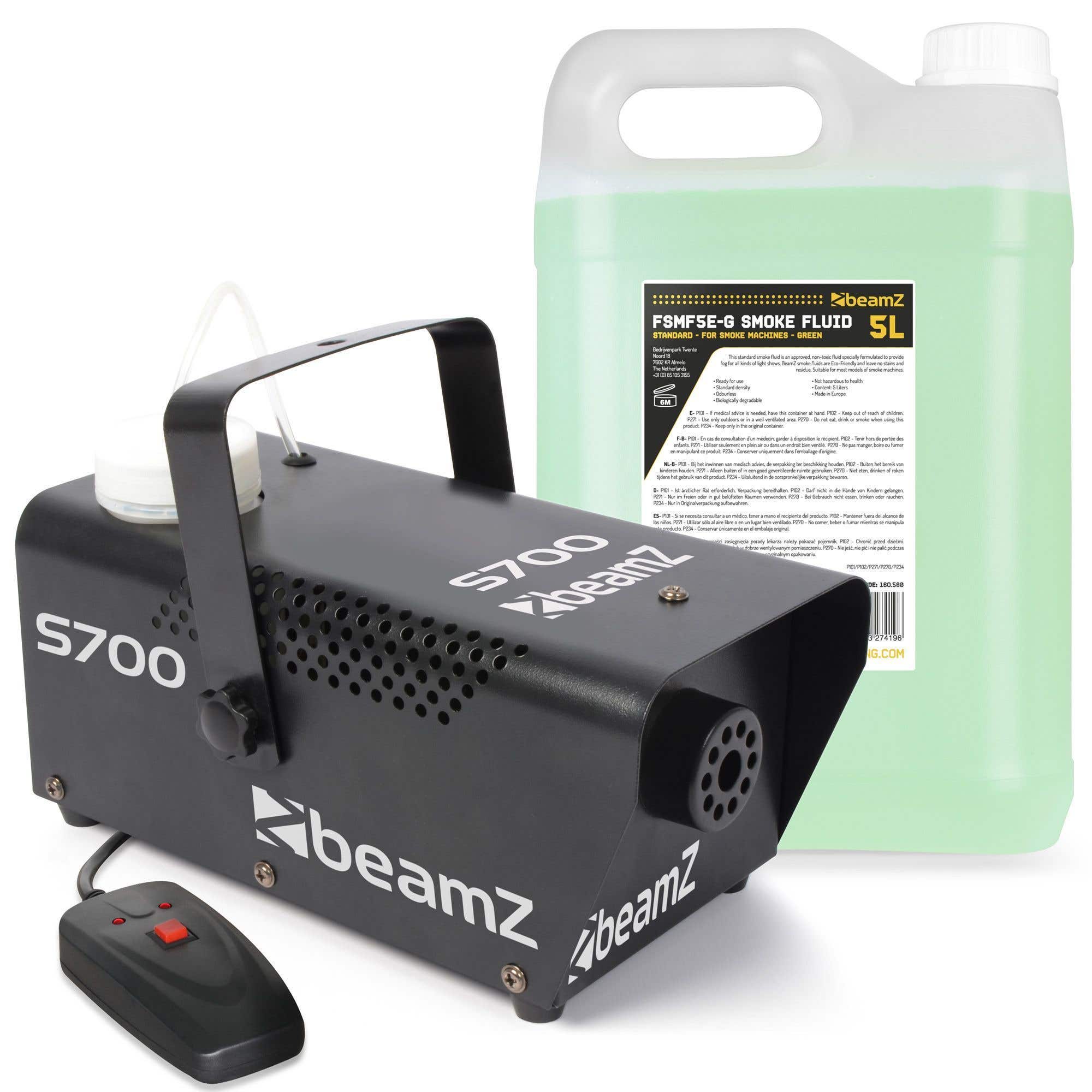 BeamZ S700 rookmachine incl. ruim 5 liter rookvloeistof