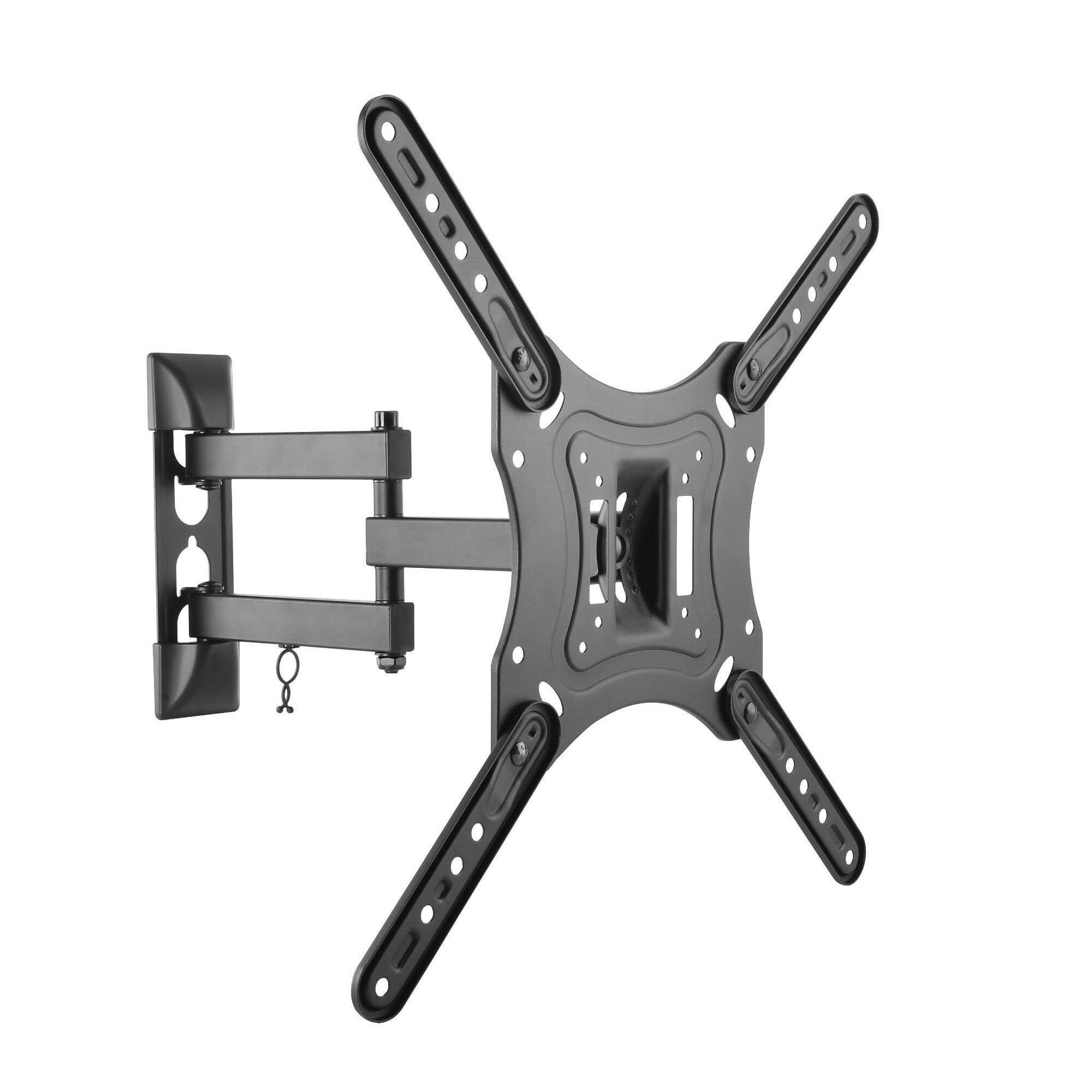 RICOO TV Muurbeugel Zwenkbaar Kantelbaar  S5144  Universele Televisiehouder Voor 30 55 Inch Tot 50 Kg Max Vesa 400 X 400 Lcd Oled Gebogen Beeldscherm