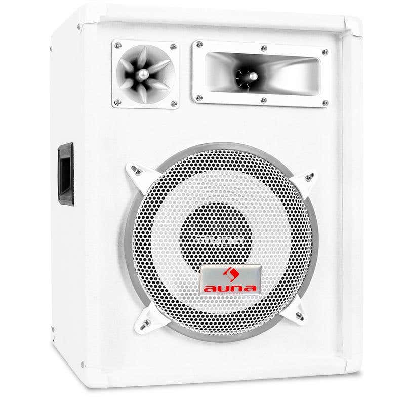 Witte PA Luidspreker box 3-Weg 10" 400W