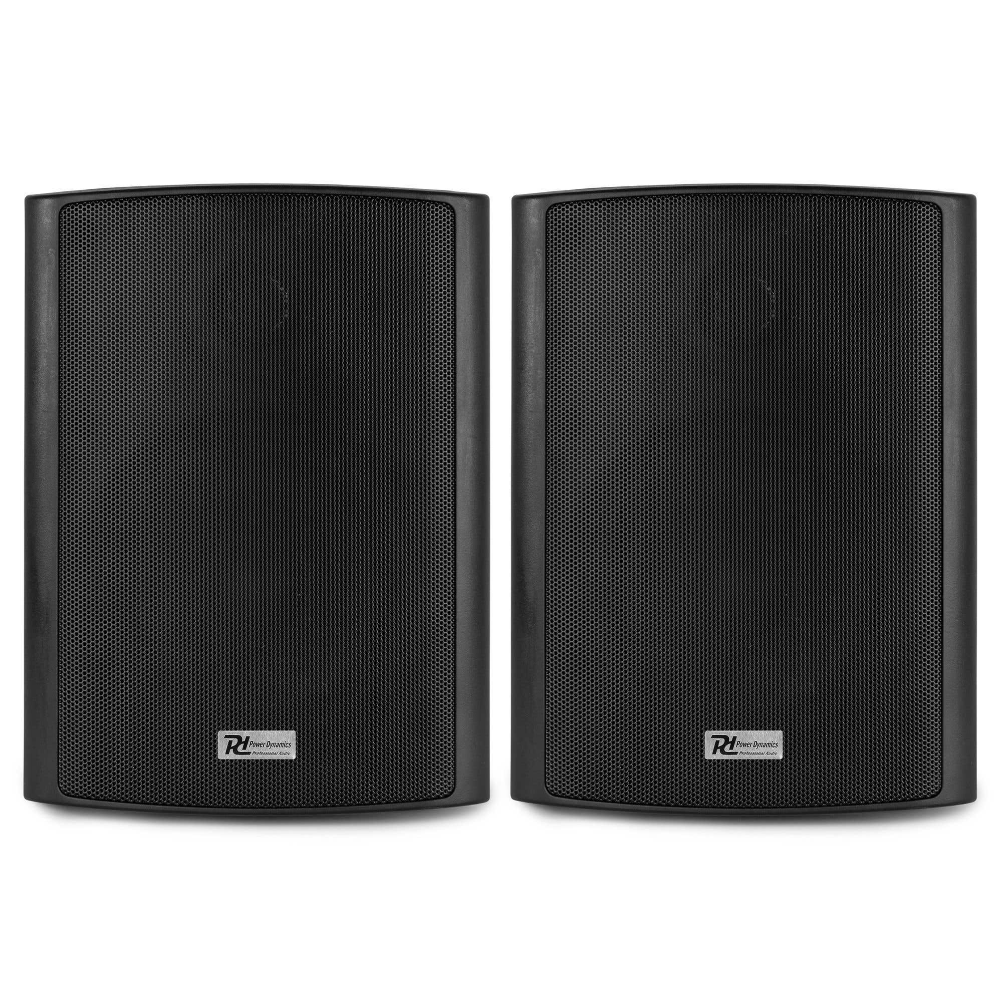 Power Dynamics BGB50 zwarte Bluetooth speakerset voor binnen en buiten - 100W