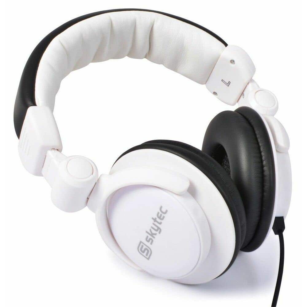 SkyTec SKY-7385 DJ Koptelefoon Wit