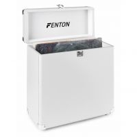Fenton RC30 platenkoffer voor ruim 30 platen - Wit