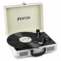 Fenton RP115D platenspeler met Bluetooth en USB - Wit