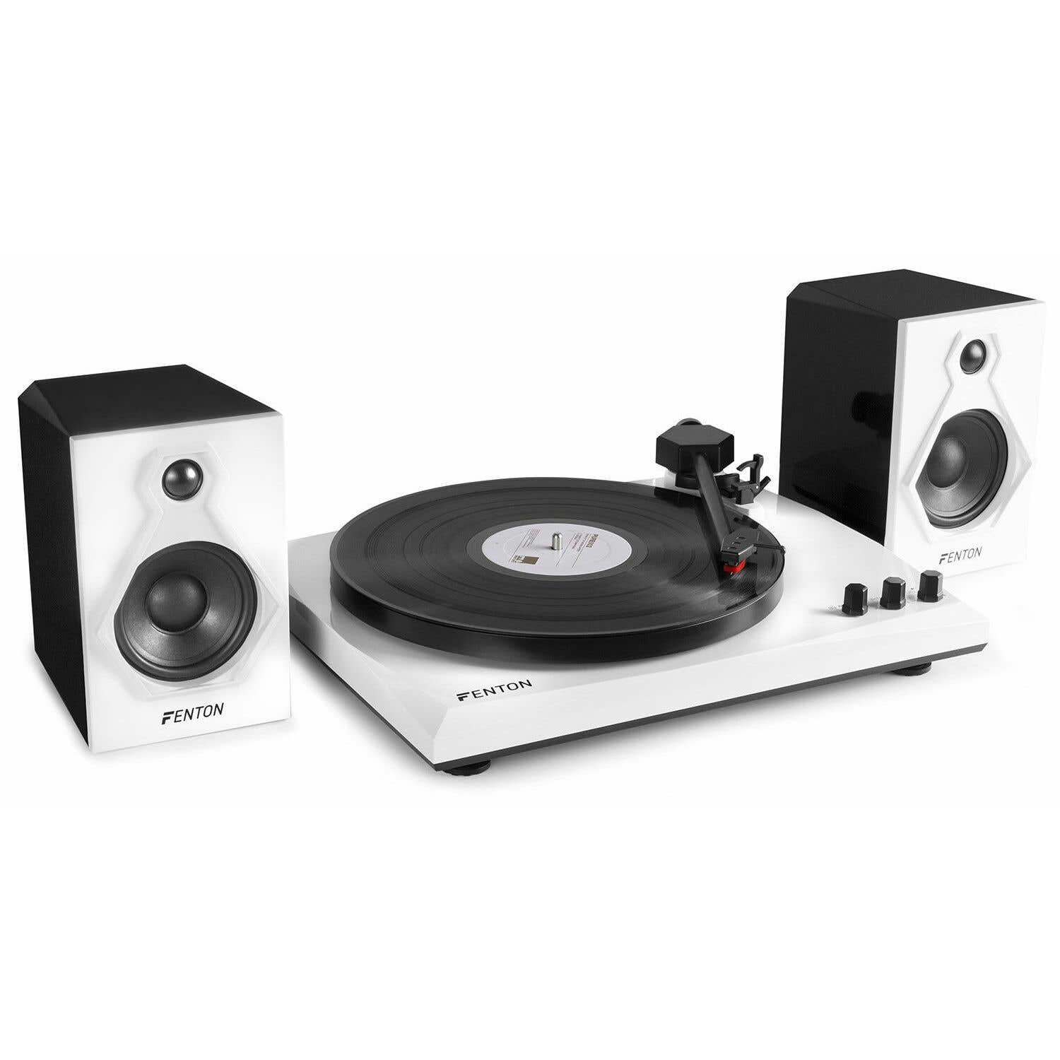 Fenton RP106BW HiFi platenspeler met Bluetooth en speakers