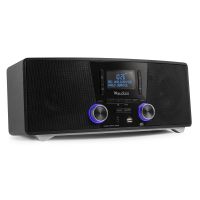 Retourdeal - Audizio Cannes stereo FM & DAB radio met cd speler, Bluetooth en mp3 speler - 120W