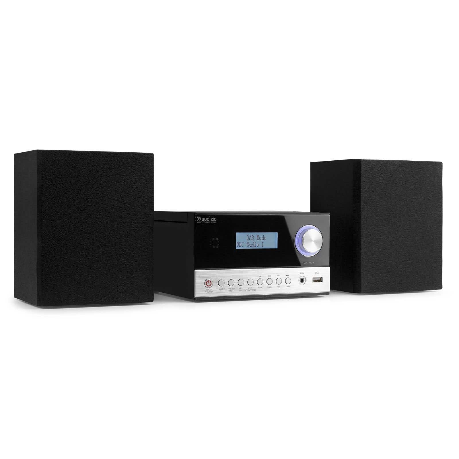 Audizio Arles DAB+ stereo set met CD speler, mp3 en FM radio