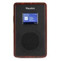 Audizio Modena draagbare radio met DAB, Bluetooth en accu - Hout