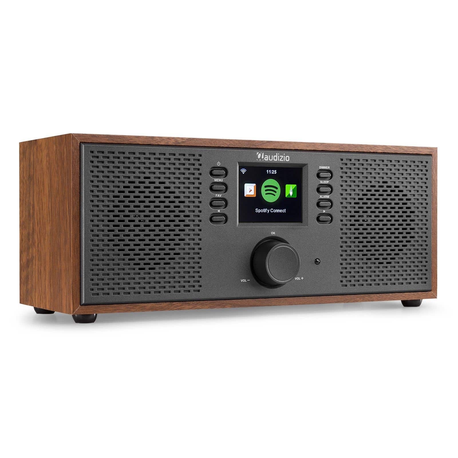 Audizio Rimini stereo wifi internetradio met Bluetooth - Hout