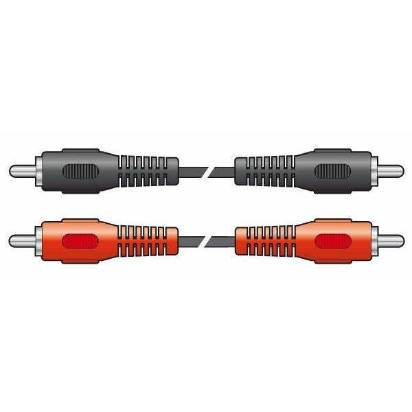 Vonyx Audiokabel: 2x RCA - 2x RCA 1.2m