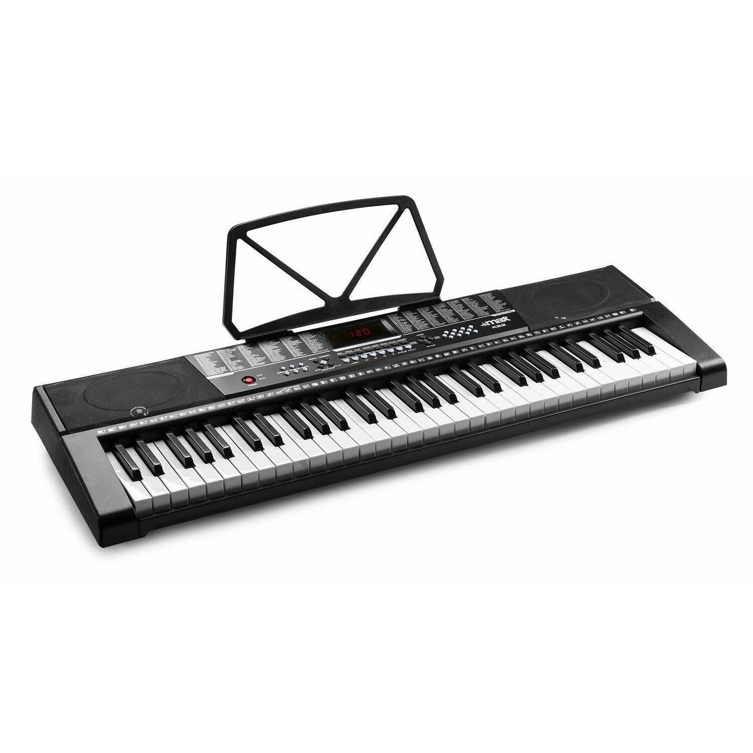 MAX KB2 Keyboard 61 toetsen met USB, koptelefoon aansluiting en opnamefunctie