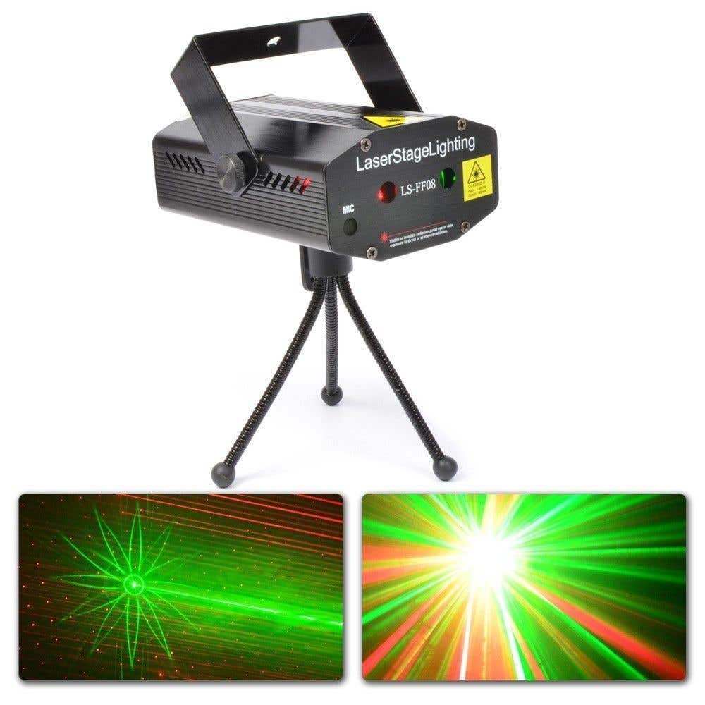 Beamz LS- FF08 Mini Laser Rood Groen met Gobo