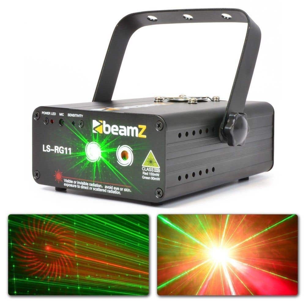 BeamZ LS-RG11 DMX rode en groene laser met 8 patronen