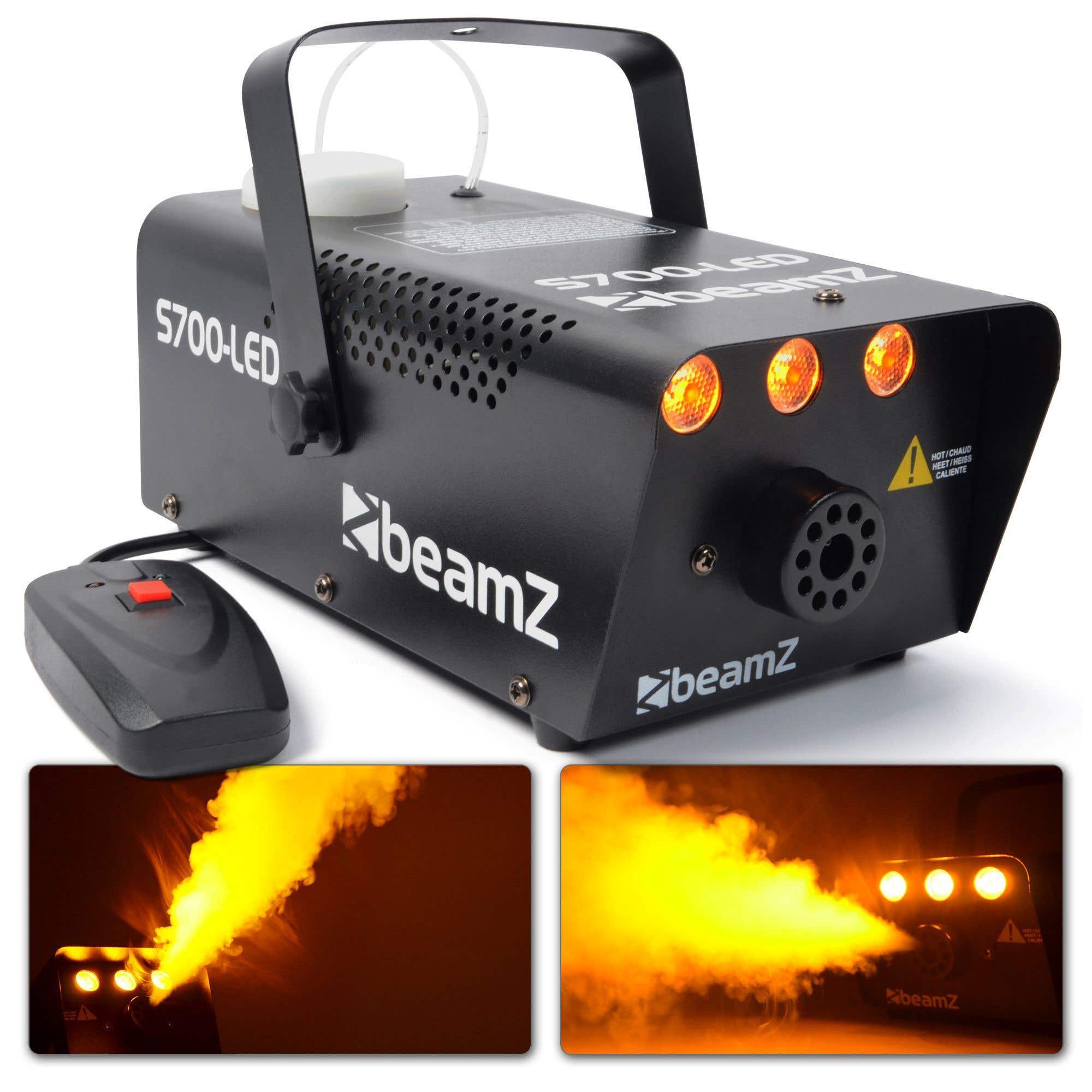 BeamZ S700-LED rookmachine met vlameffect - 700W