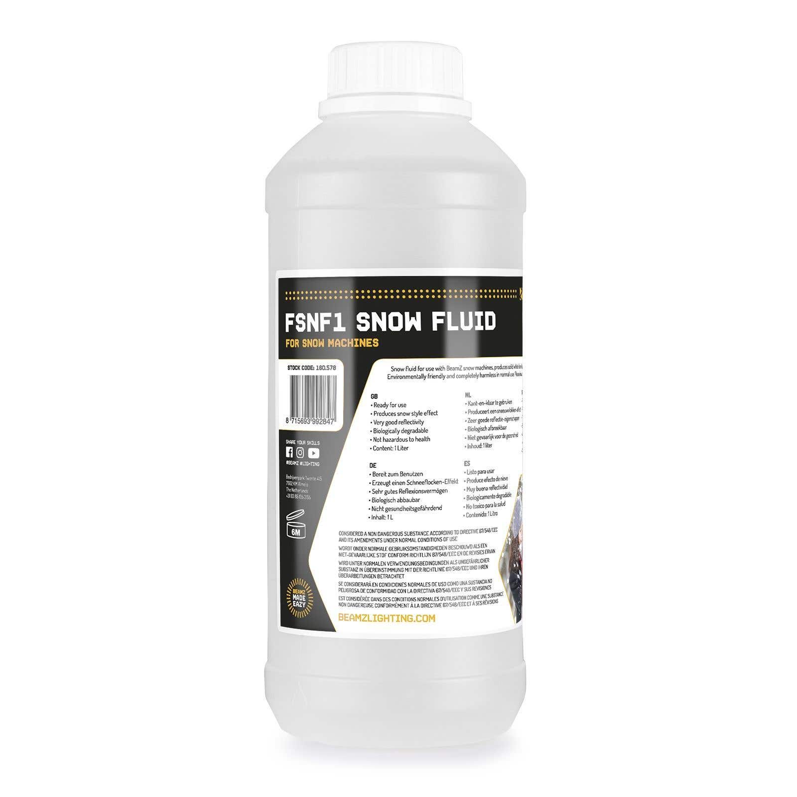 BeamZ FSNF1 sneeuwvloeistof voor sneeuwmachines - 1 liter