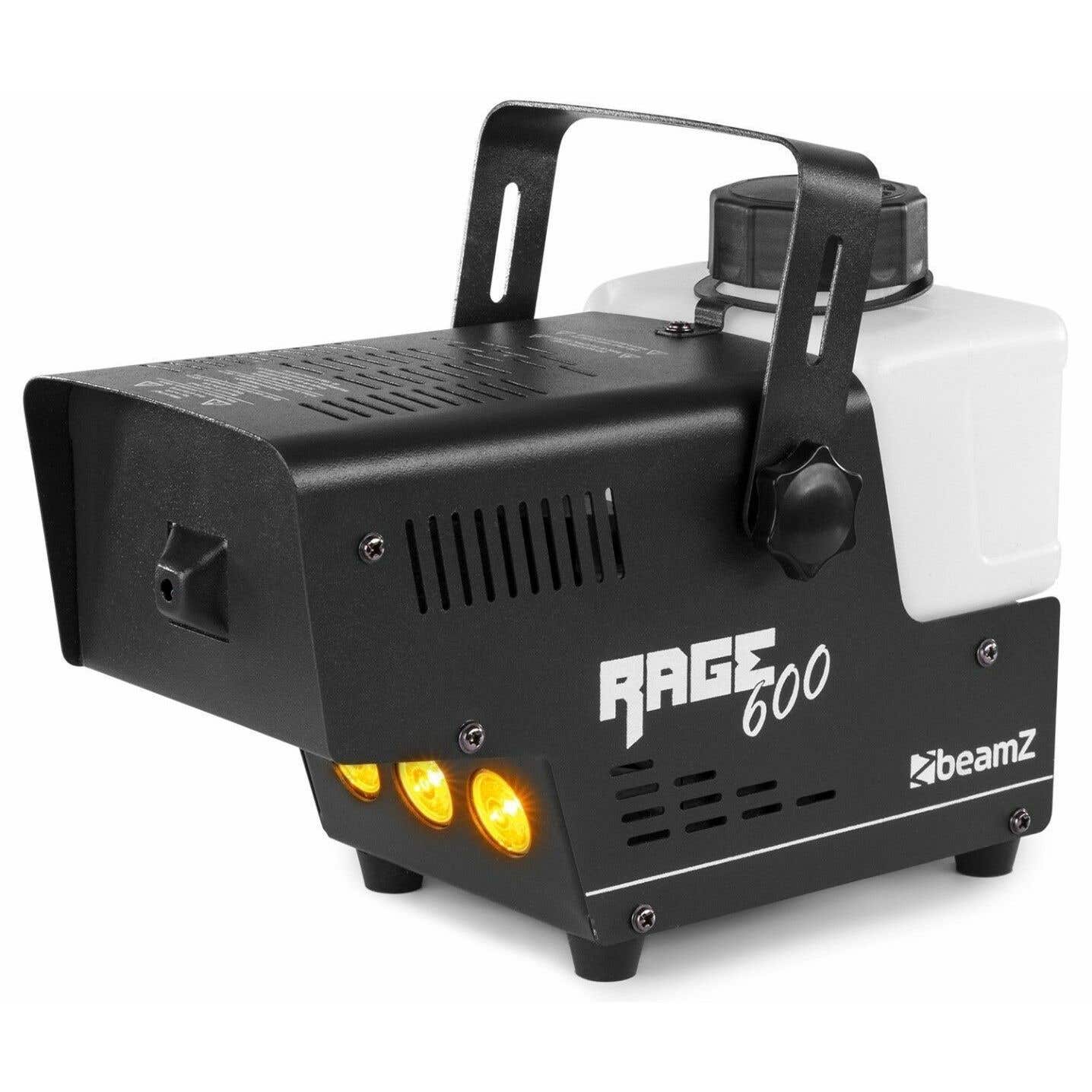 BeamZ RAGE600LED rookmachine 'Flame' 600W met draadloze afstandsbediening