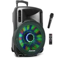 Fenton FT15LED karaoke speaker 800W 15" met LED verlichting