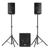 Vonyx VX1015BT complete geluidsinstallatie met Bluetooth - 2.1 active speakerset - 1000W