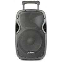 Vonyx AP1200PA Mobiele bluetooth luidspreker met 3 microfoons